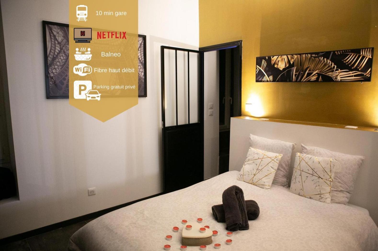 Apartment Loft De Courcaille - Balneo - Free Parking - Wifi